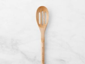Wood Slotted Spoon, 12"